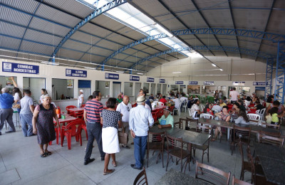 Mercado da Piçarra ganha nova praça de alimentação