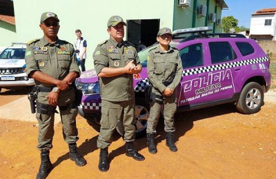 Polícia Militar implanta Patrulha Maria da Penha em Paulistana e entrega viaturas