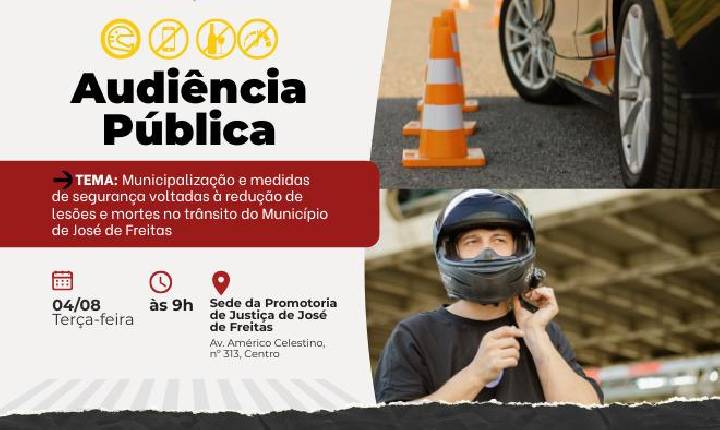 Audiência pública discute a municipalização e segurança no trânsito em José de Freitas