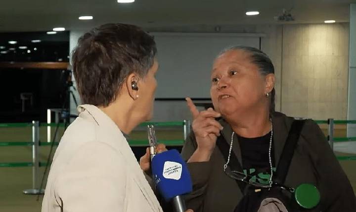 Bolsonarista invade jornal ao vivo e leva bronca de repórter: 
