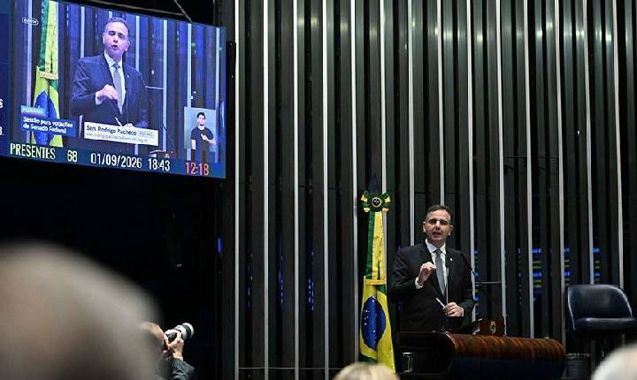 Câmara aprova indicação do senador Rodrigo Pacheco para ministro do TCU