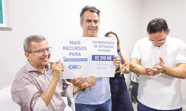 Ciro Nogueira recebe apoio de prefeitos em São João da Serra e Francinópolis