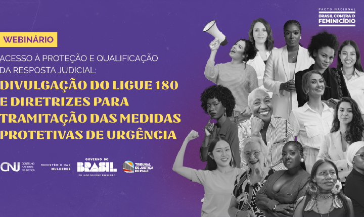 CNJ promove webinário Acesso à Proteção e Qualificação da Resposta Judicial