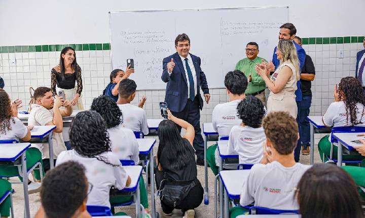 Com Piauí em 2º lugar no Ideb, Rafael mira elevar índice em 20% e ampliar estrutura das escolas