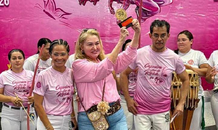 Deputada Simone Pereira participa da Capoeira Cor-de-Rosa #4