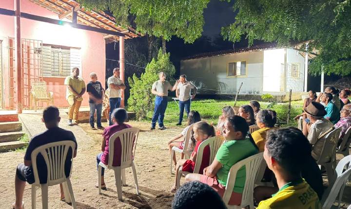 Deputado Gessivaldo visita povoado Amparo na Cacimba Velha
