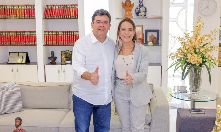 Elzuila Calisto recebe apoio de Rafael Fonteles para disputa à ALEPI