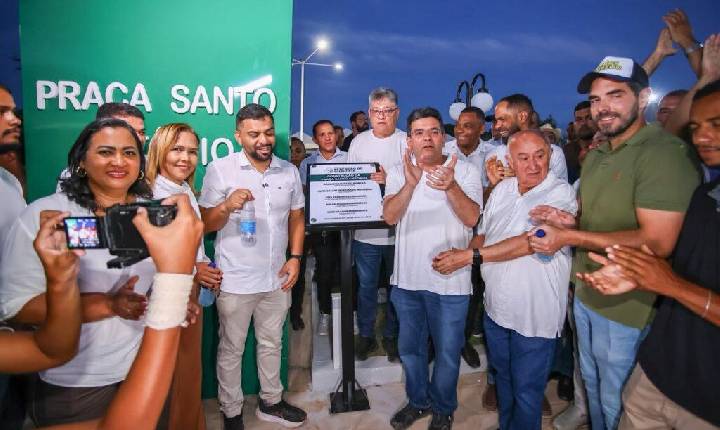 Em Redenção do Gurguéia, governador inaugura praça e comemora avanços na educação