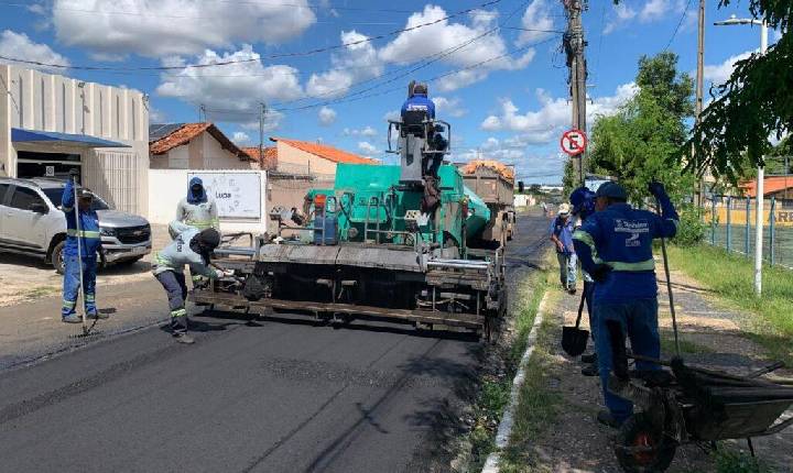 Eturb avança com obras de pavimentação na região Centro-Sul de Teresina