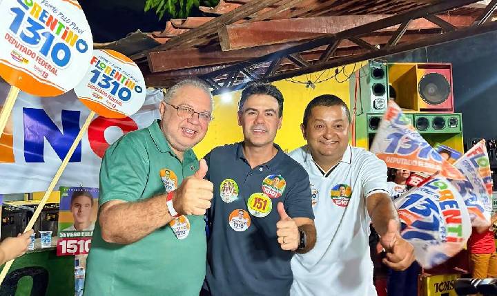 Florentino Neto dá pontapé oficial na campanha em Teresina com adesivaço