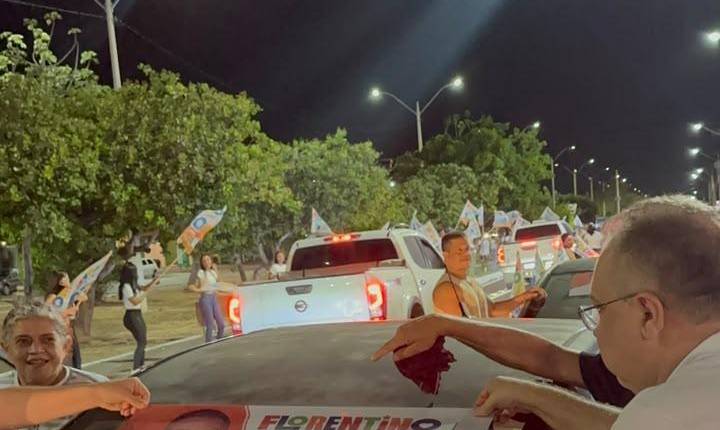 Florentino Neto realiza adesivaço em Parnaíba e agenda movimentada pelo Piauí
