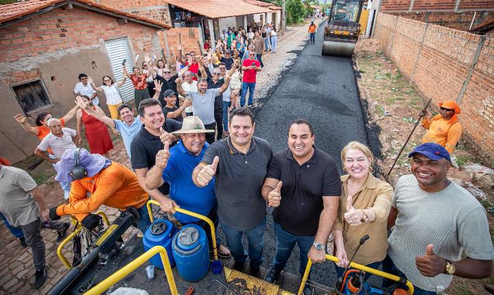 Georgiano Neto e Simone Pereira anunciam início de obra da Praça de Eventos em Bertolínia