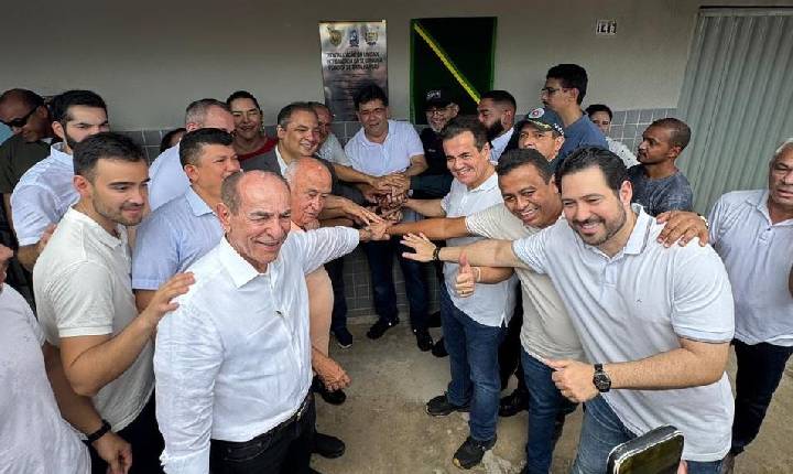 Henrique Pires participa de inaugurações e de anúncio de mais obras em Batalha 