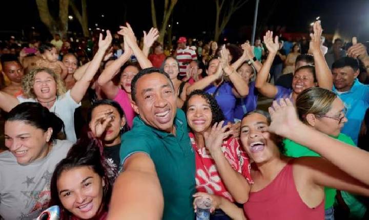 Joel Rodrigues recebido por multidão em encontro na zona sul de Teresina