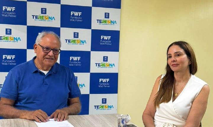 Lucy Soares se reúne com o presidente da Fundação Wall Ferraz, Kleber Montezuma