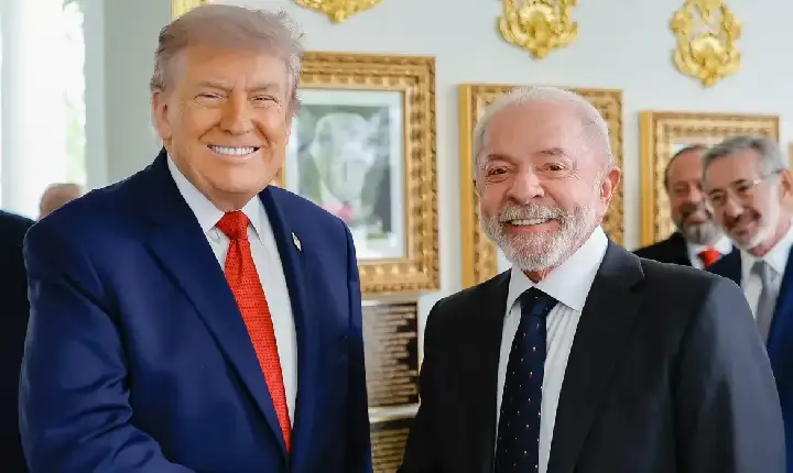 Lula deixa a Casa Branca após encontro de três horas com Trump