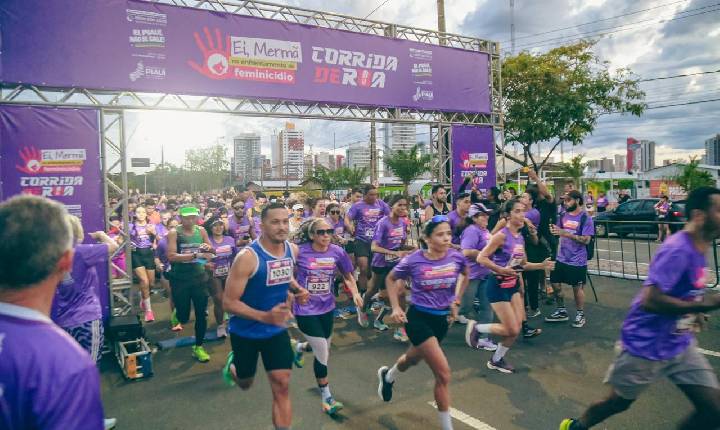 Sexta edição da Corrida de Enfrentamento ao Feminicídio reúne mais de 4 mil pessoas