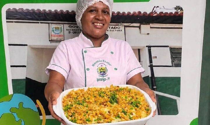 Merendeira de escola estadual em Ipiranga do Piauí conquista prêmio nacional