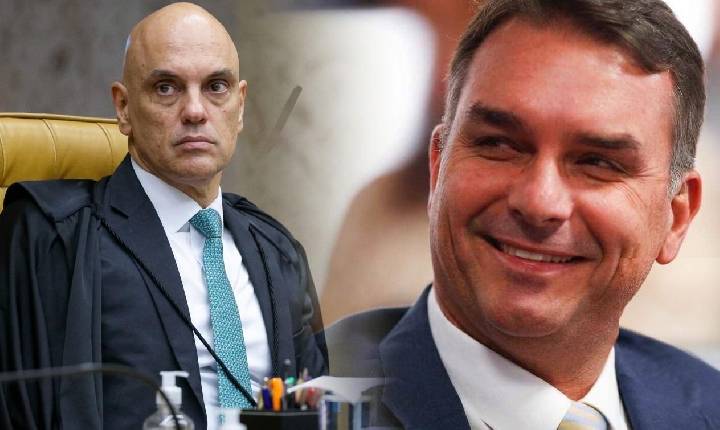 Ministro Alexandre de Moraes é 'laranja podre' dentro do STF, diz Flávio Bolsonaro