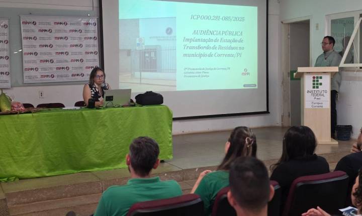 MPPI debate irregularidades na instalação de estação de transbordo em Corrente