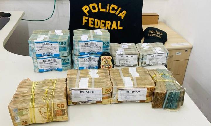 Na boca do caixa: Polícia Federal prende suspeito com R$ 1 milhão em espécie