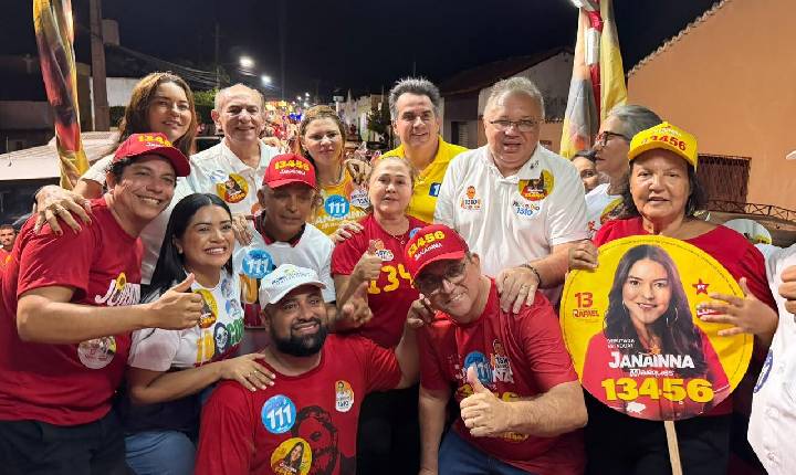 Prefeita Fernanda e deputada Janaína Marques recebem Ciro Nogueira em Luzilândia