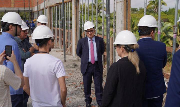 Presidente do Tribunal de Justiça inspeciona obras do Complexo do Judiciário