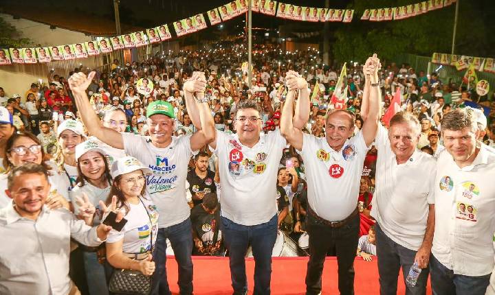 Rafael caminha em Valença e destaca apoio de 100% dos prefeitos da região