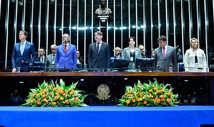 Rafael Fonteles é homenageado pelo Senado por avanços na alfabetização infantil