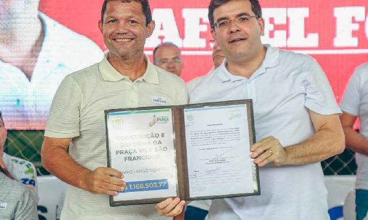 Rafael Fonteles inaugura obras e amplia investimentos em Campo Largo do Piauí