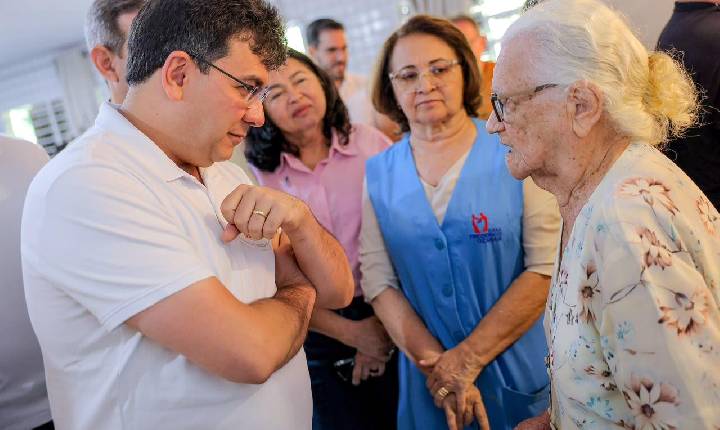 Rafael Fonteles visita Casa Frederico Ozanam e destaca criação do Pacto pela Pessoa Idosa