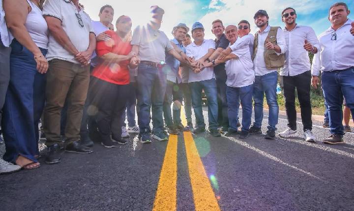 Rafael Fonteles visita obras da PI-392 e destaca mais de R$ 30 milhões de investimentos 