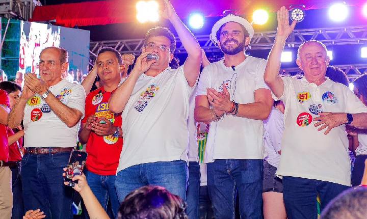 Rafael prestigia lançamento das candidaturas de Dr. Francisco e Marcus Kalume