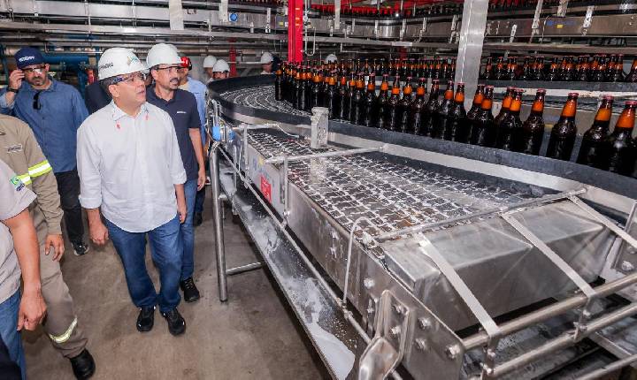Rafael visita Ambev após investimentos de R$ 30 milhões para dobrar produção