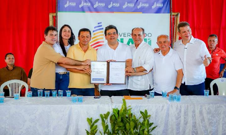 Rafael visita obras e autoriza R$ 3,4 milhões em Bocaina e São João da Canabrava