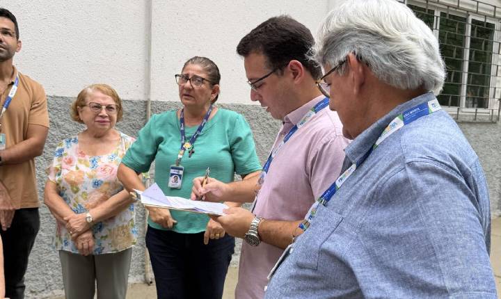SDU Norte realiza vistoria técnica define melhorias para a Praça das Palmeiras