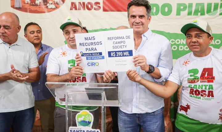 Senador Ciro Nogueira visita Santa Rosa e Buriti dos Montes