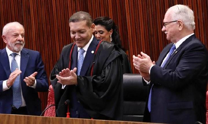 Severo Eulálio e deputados prestigiaram a posse de Nunes Marques no TSE
