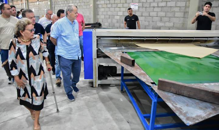 Silvio Mendes participa da inauguração de indústria no Polo Empresarial Sul