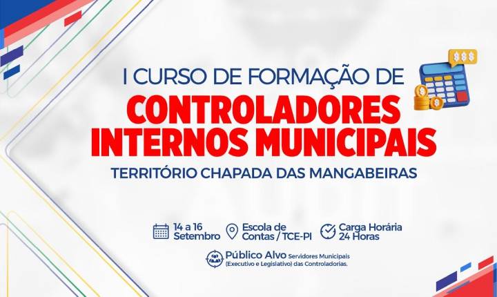 TCE-PI vai realizar curso de formação para controladores internos municipais    