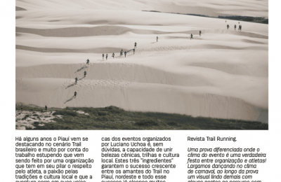 Piauí tem a melhor corrida de trail run do Brasil e ganha destaque em revista