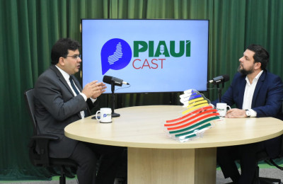 Governador entrevista presidente da Investe Piauí no terceiro episódio do Piauí Cast