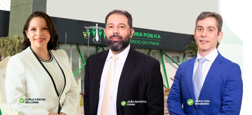 Formada lista tríplice para o cargo de Defensor Público Geral do Piaui