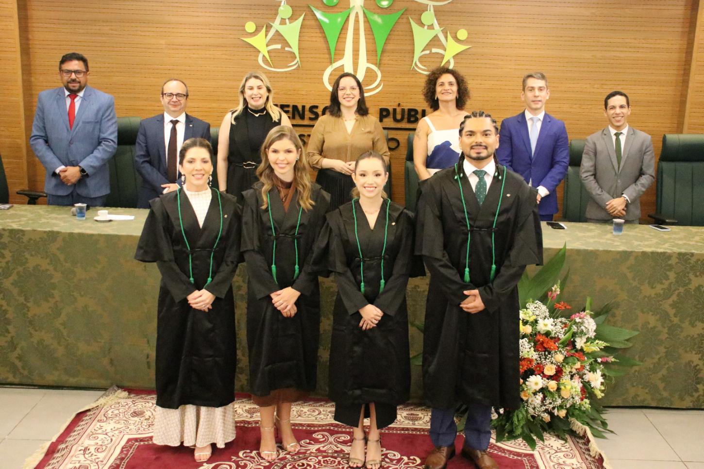 Defensoria Pública do Estado empossa quatro novos servidores efetivos nesta quarta-feira