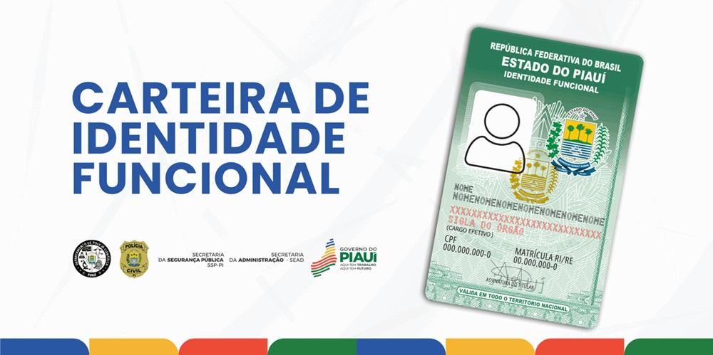 Governo lança nova identidade funcional para servidores públicos do Estado nesta quinta-feira (17)