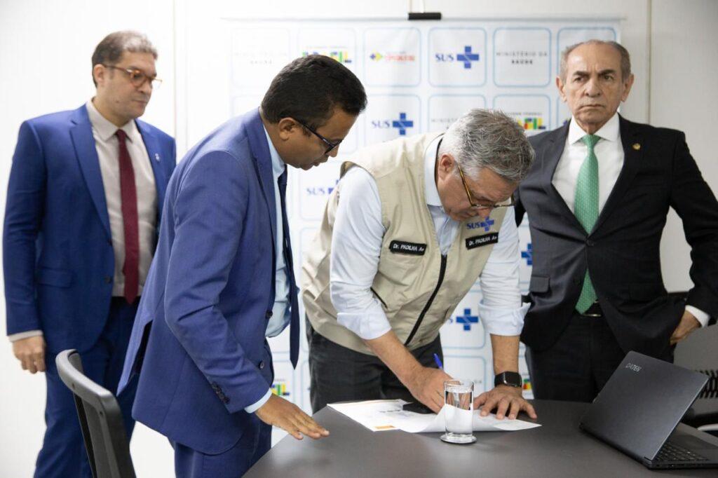 Sesapi e Ministério da Saúde discutem liberação de recursos para nova sede do Lacen-PI