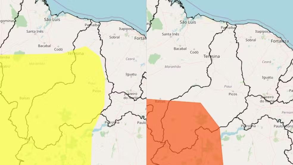 População de 181 cidades do Piauí em alerta para baixa umidade do ar nesta segunda-feira