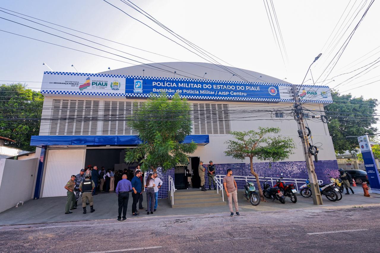 Rafael Fonteles entrega novo Batalhão da Polícia Militar e reforça segurança no Centro de Teresina