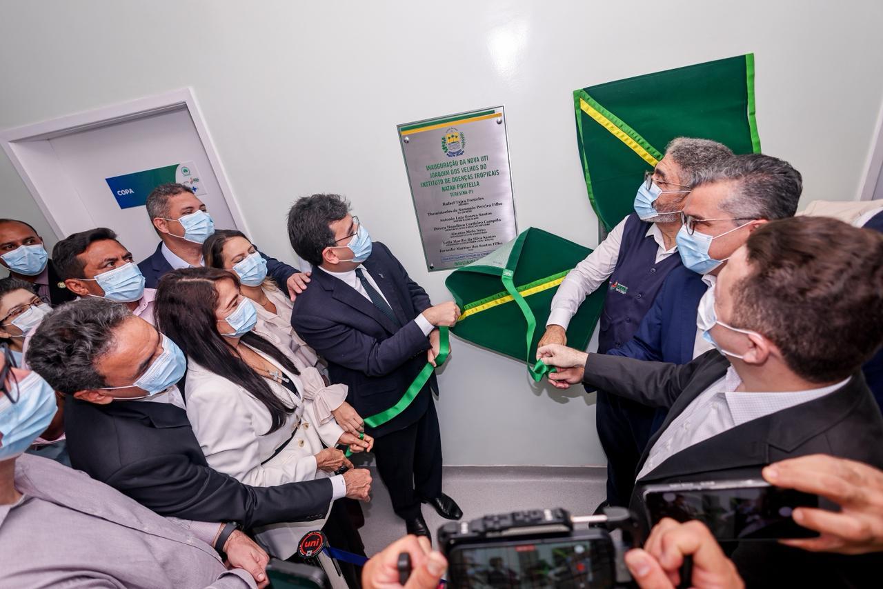 Rafael entrega novos leitos de UTI no Instituto Natan Portella e autoriza reforma de R$ 4 milhões
