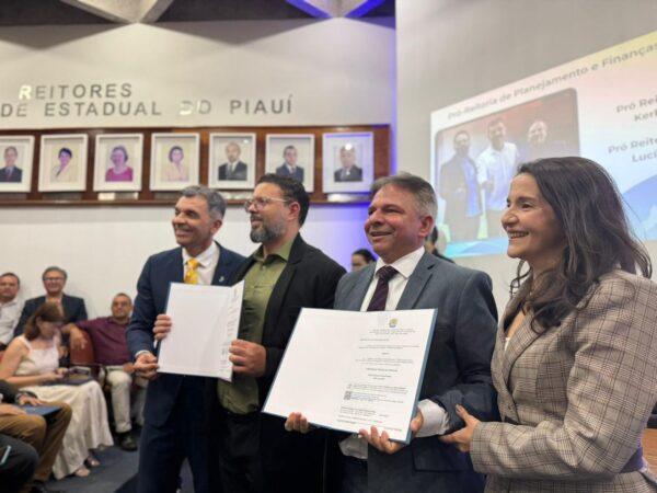 Empossados os novos pró-reitores da Universidade Estadual do Piauí